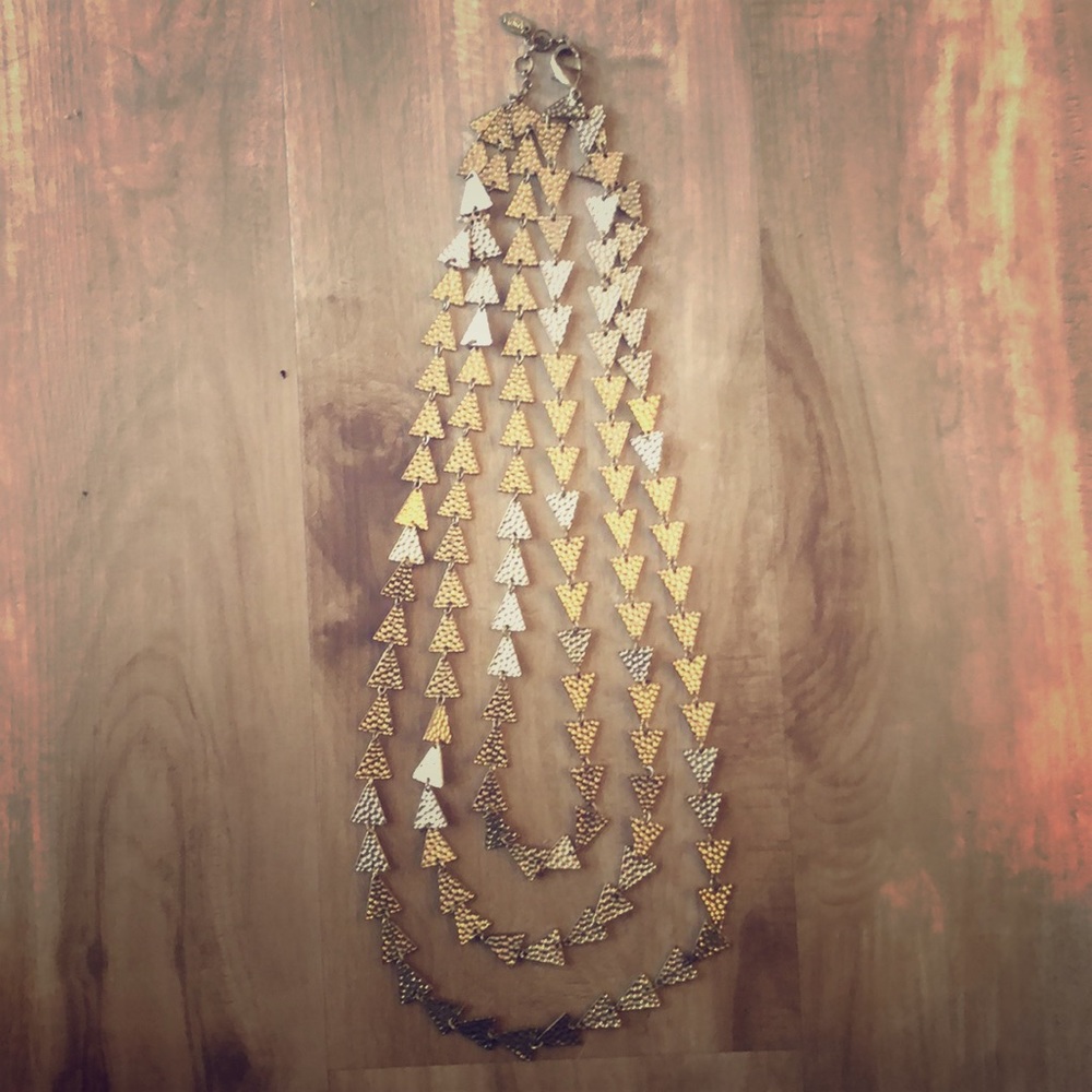 Amrita Singh Multi-Strand Necklace 3 Lengths Gold-